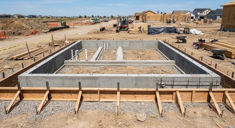 Cement Foundation Installation in Greenville, SC