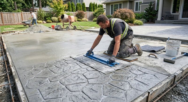Cement Staining in Dallas, TX