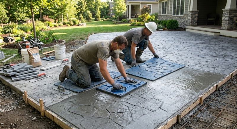 Concrete Patio Finishing in Corpus Christi, TX