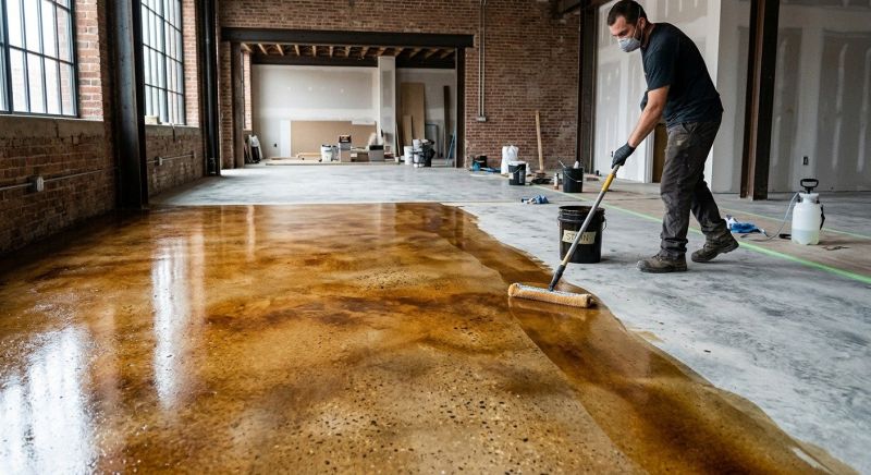 Concrete Staining Service in Corpus Christi, TX