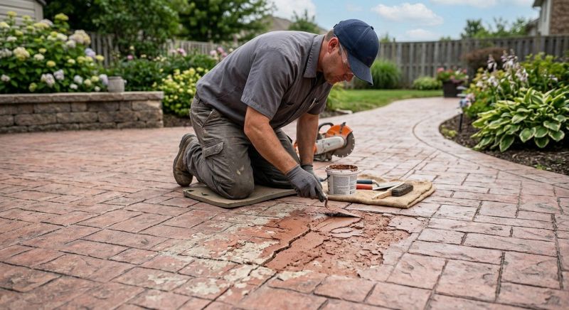 Decorative Concrete Repair in Boynton Beach, FL