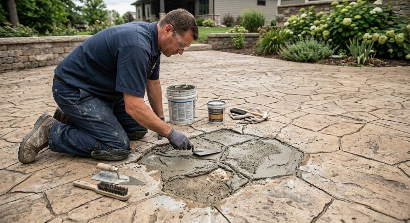 Decorative Concrete Repair in Nashua, NH