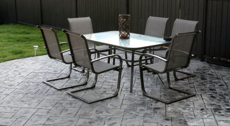 Patio Stamping in Frisco, TX