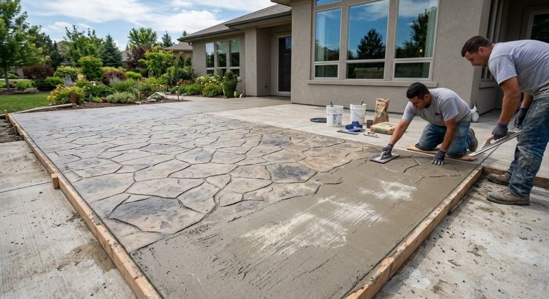 Stamped Concrete Paving in Fort Worth, TX
