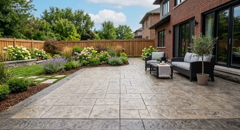 Stamped Concrete Replacement in Fort Worth, TX