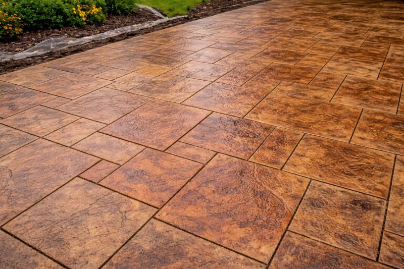 Stamped Concrete Staining in Dallas, TX