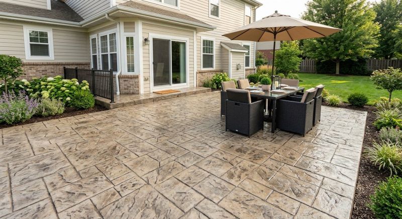 Stamped Overlay Installation in Dallas, TX